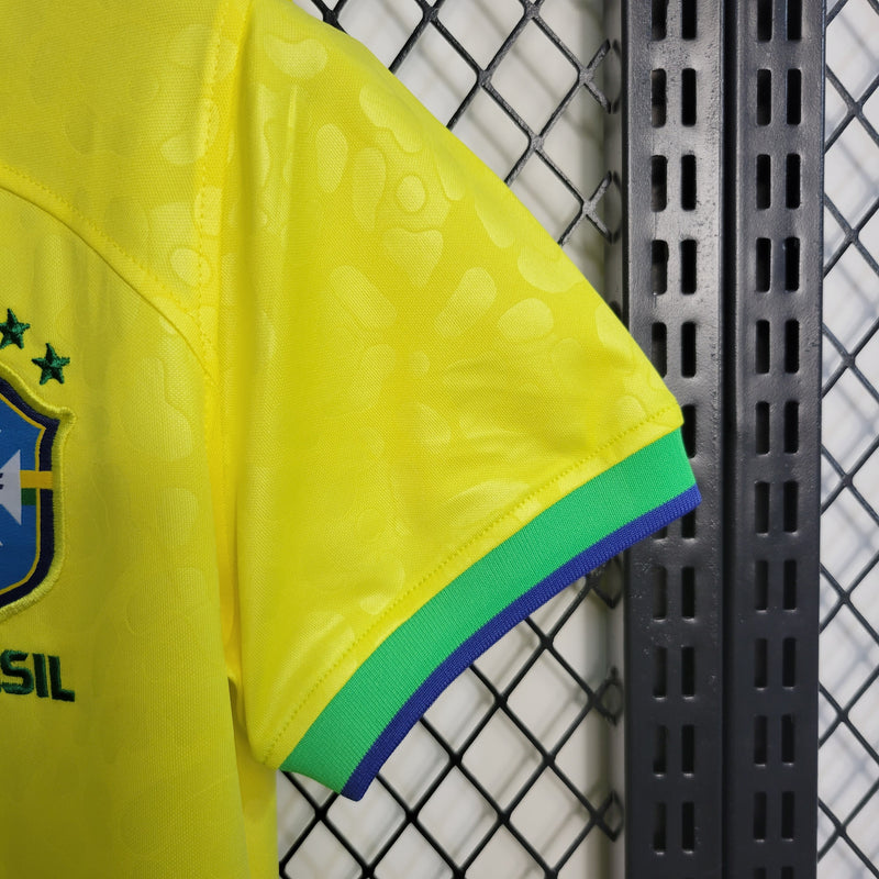Camisa De Futebol Feminino Brasil 22/23 Home - Shark Store