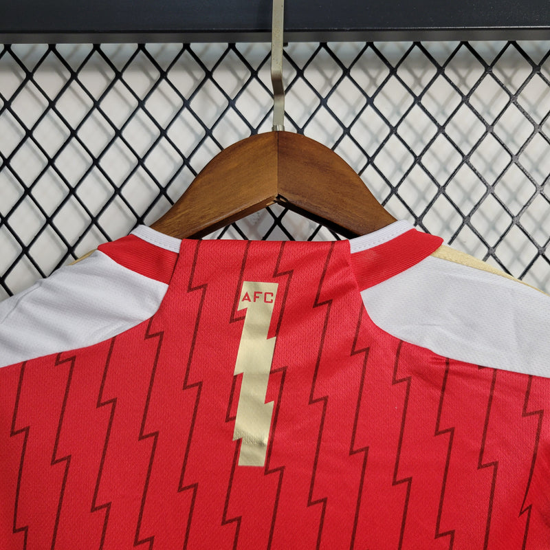 23/24 Camisa De Futebol Kit Infantil Arsenal - Shark Store