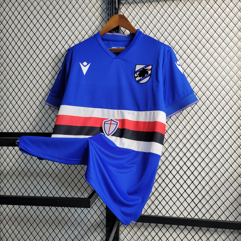 Camisa De Futebol Sampdoria 22/23 Casa I - Shark Store