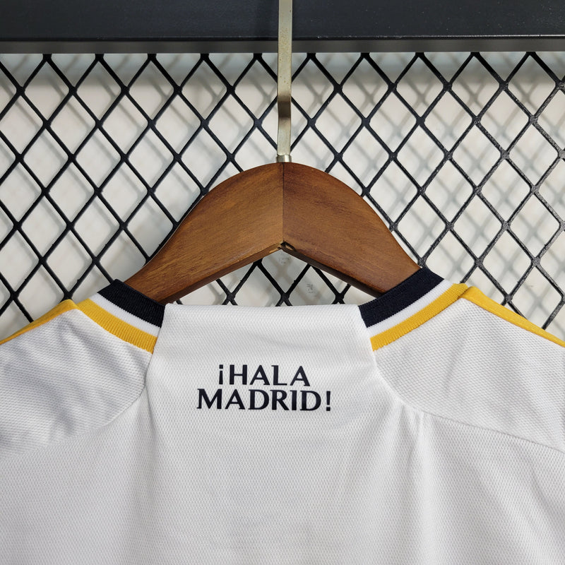 23/24 Camisa De Futebol Kit Infantil Real Madrid - Shark Store