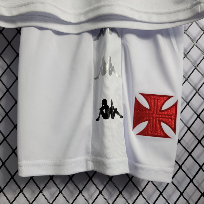 Camisa De Futebol Kit Infantil Vasco 22/23 Fora - Shark Store