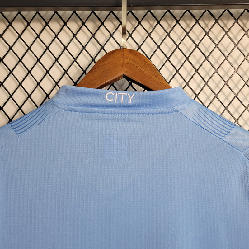 Camisa De Futebol Manchester City 23/24 Casa I - Shark Store