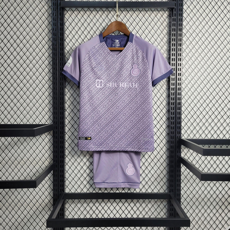 22/23 Camisa De Futebol Kit Infantil Al-Nassr Away - Shark Store