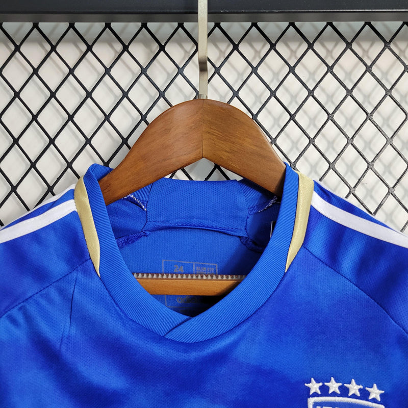 22/23 Camisa De Futebol Kit Infantil Itália - Shark Store
