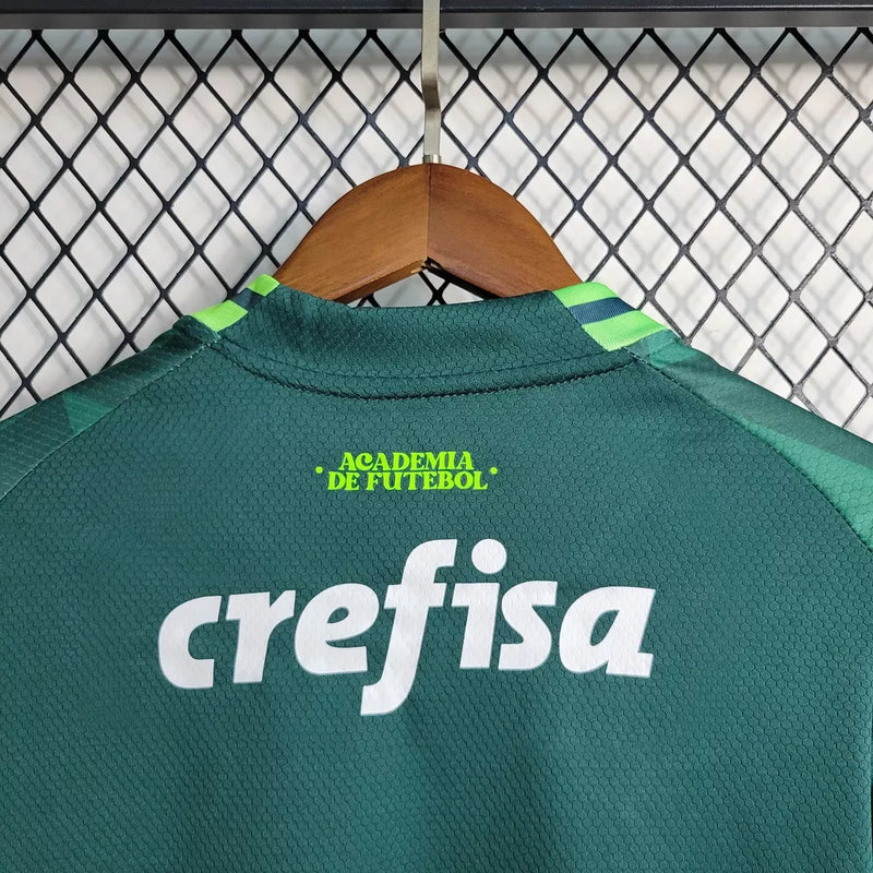 23/24 Camisa De Futebol Kit Infantil Home Palmeiras - Shark Store