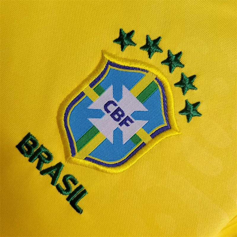 Camisa De Futebol Brasil Kit Infantil 2022 Casa - Shark Store