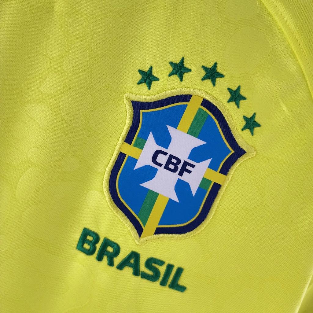 Camisa Da Seleção Brasileira Leopardo Amarela 2022