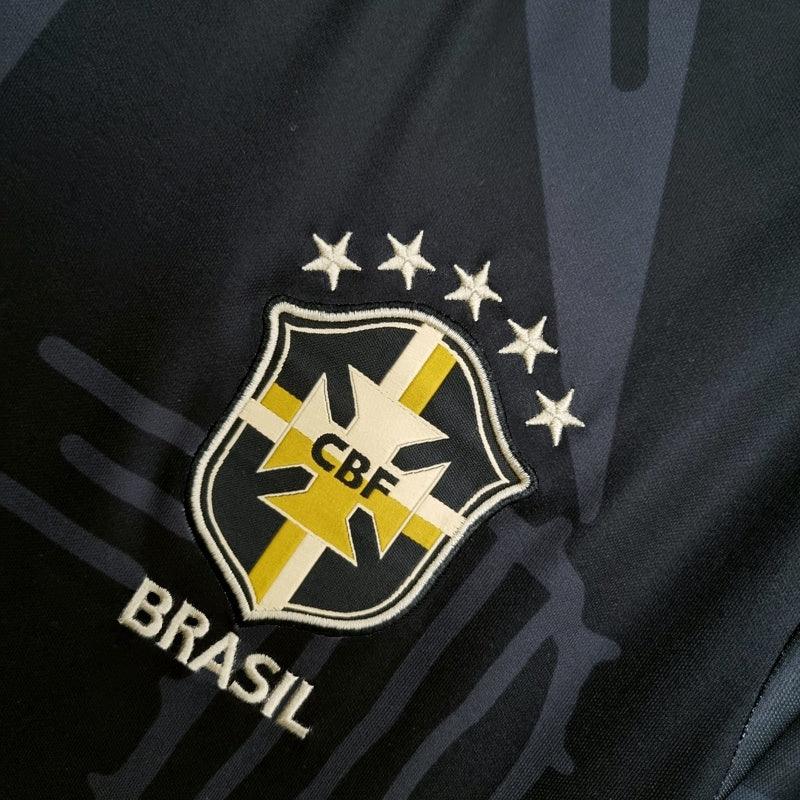 Camisa Da Seleção Brasileira Preta Nordeste 2022 - Versão Conceito - Shark Store