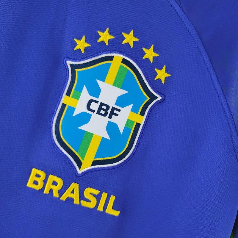 Camisa Da Seleção Brasileira Leopardo Azul 2022 - Shark Store