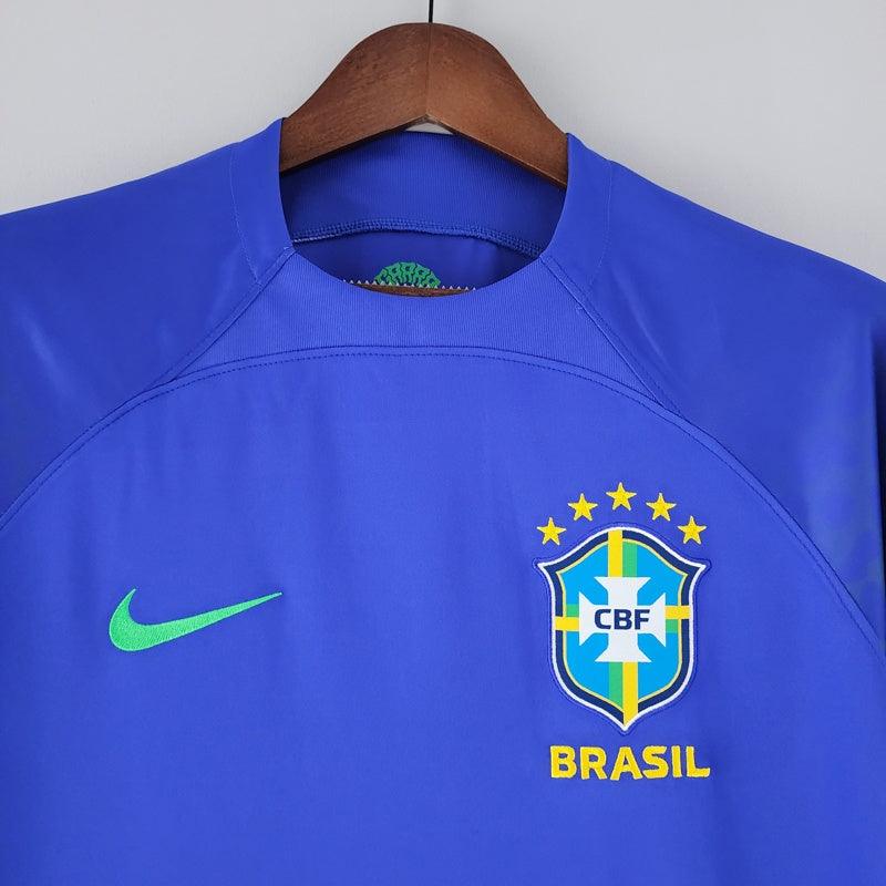 Camisa Da Seleção Brasileira Leopardo Azul 2022 - Shark Store