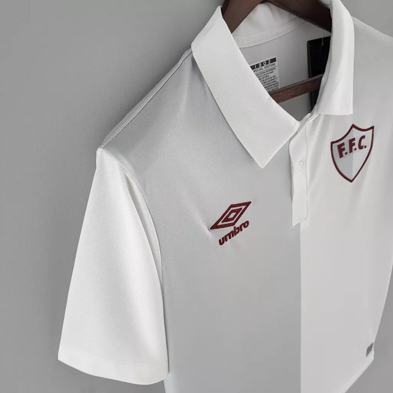 Camisa De Futebol Fluminense Aniversário De 120 Anos Branco e Cinza - Shark Store