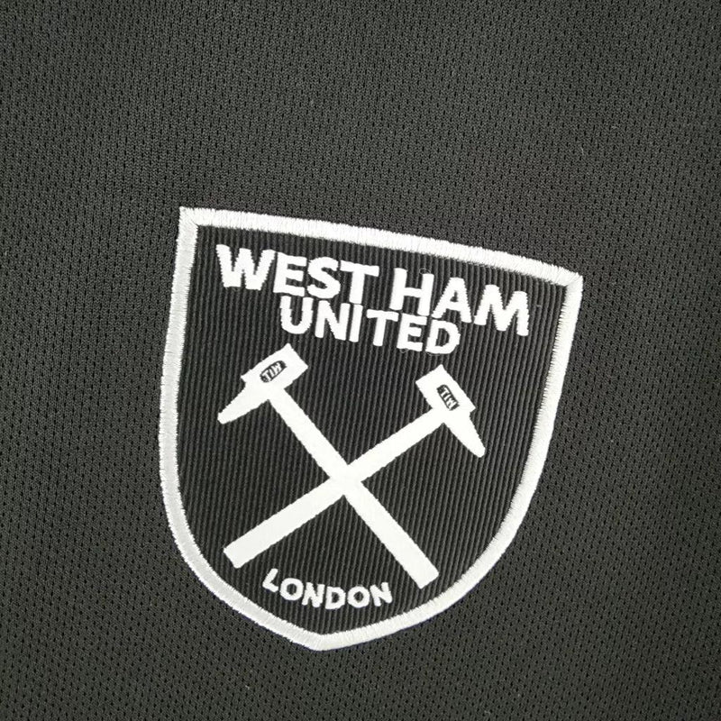 Camisa De Futebol West Ham 22/23 Fora II Black - Shark Store