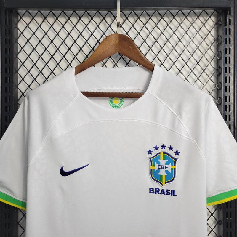 Camisa Da Seleção Brasileira Leopardo Branco 2022 - Shark Store