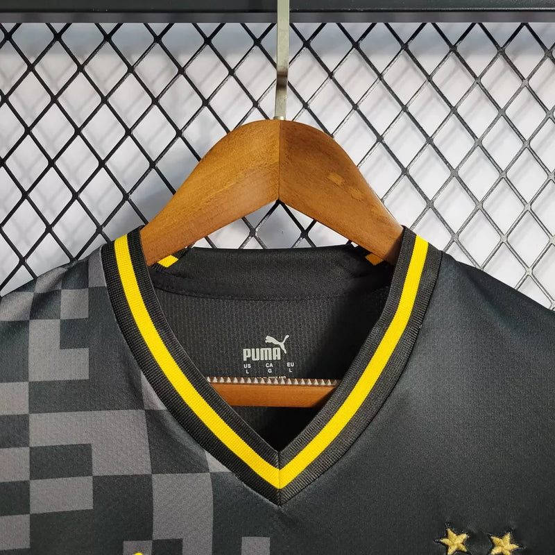 Camisa De Futebol Borussia Dortmund 22/23 Fora II Preta - Shark Store